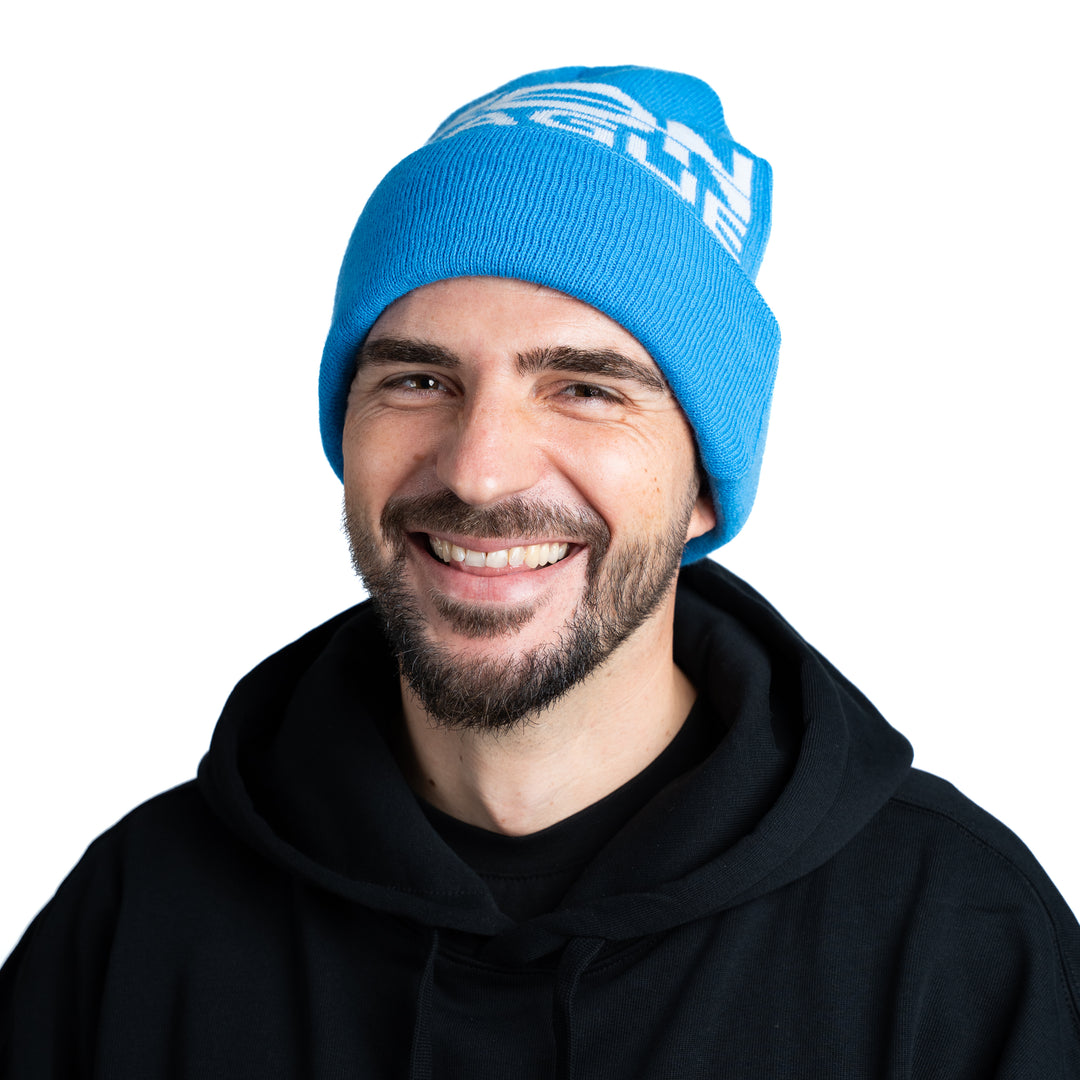 Beanie blau