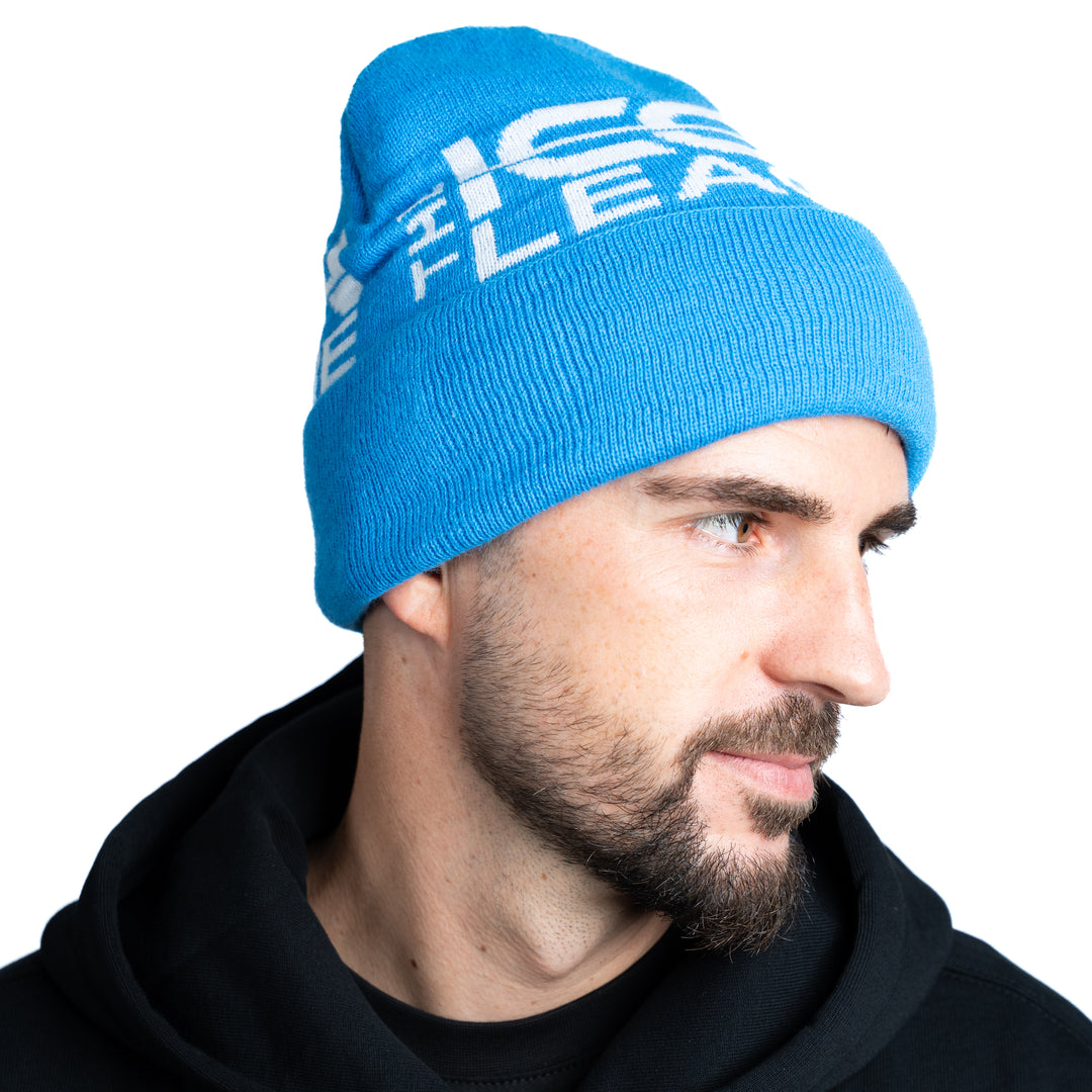 Beanie blau