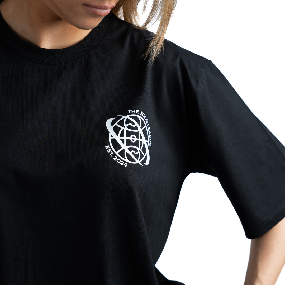 T-Shirt mit weißem Logo (Premium)