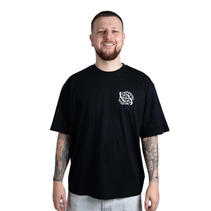 T-Shirt mit weißem Logo (Premium)